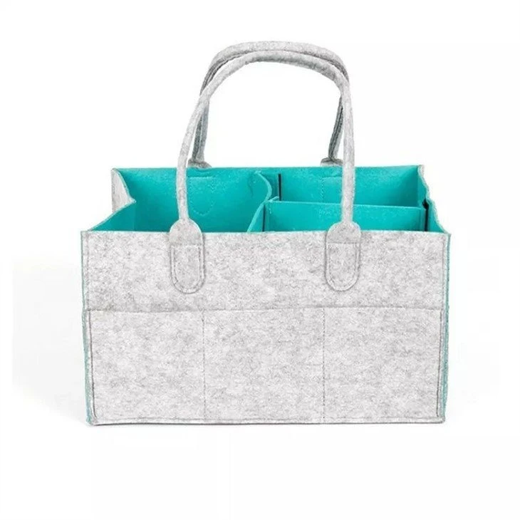 Custom Eco-friendly Felt Fabric Diaper Tote Bag Wholesale