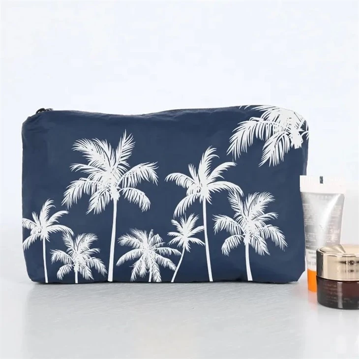 Custom Water Resistant Travel Beach Small Tyvek Makeup Cosmetic Pouch Bag